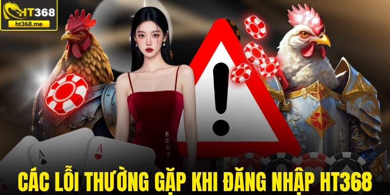 Các lỗi thường gặp khi đăng nhập HT368
